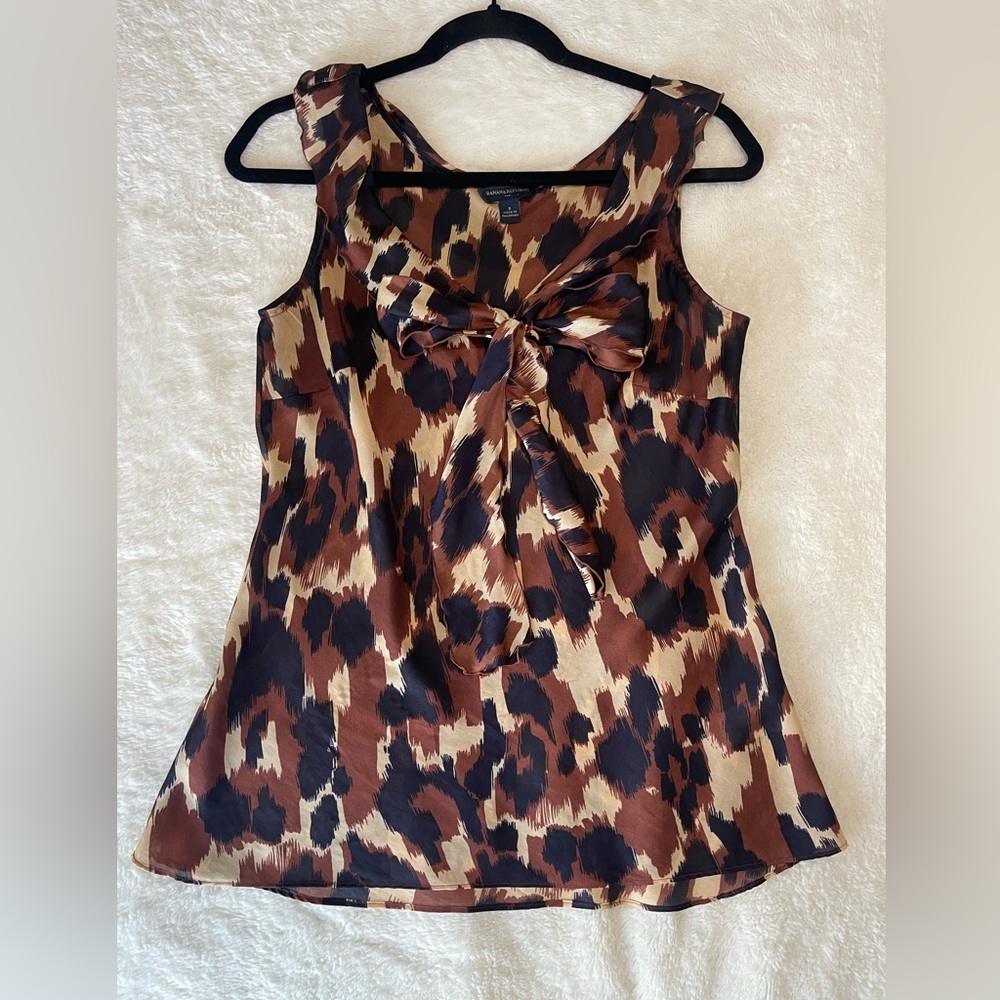 Banana Republic Women's brown and black Blouse